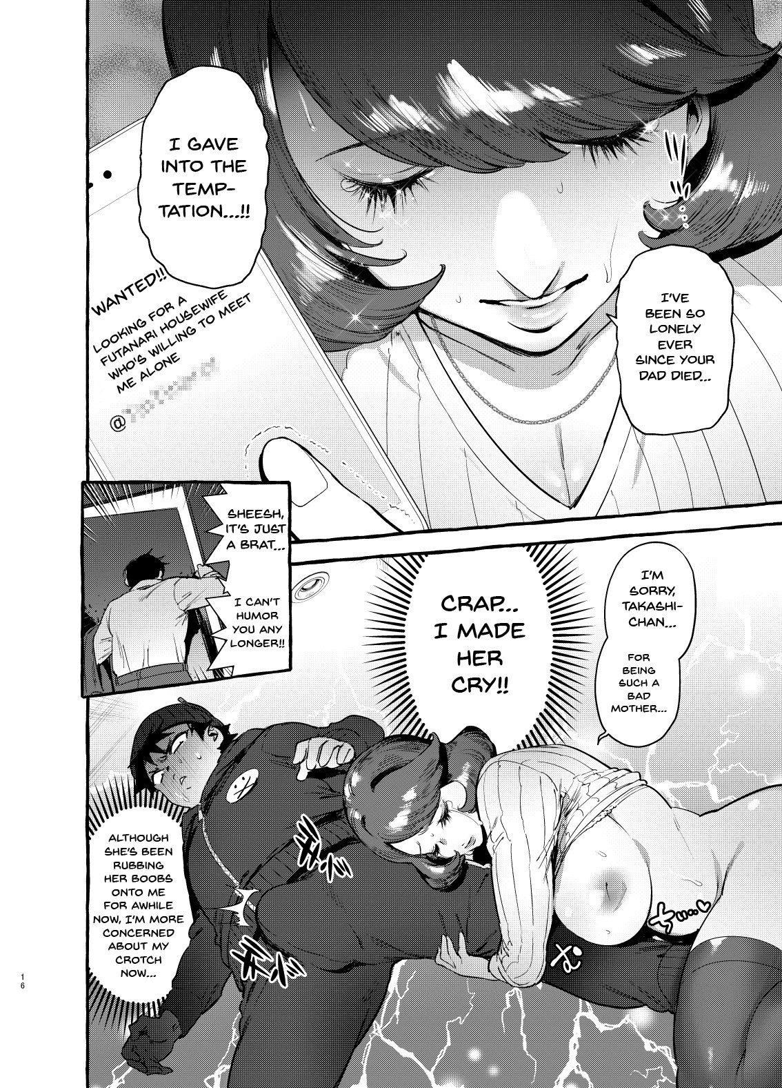 Hentai Manga Comic-Your Mom Has a Big Premature Ejaculating Dick!!-Read-17